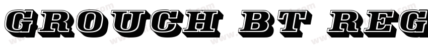 Grouch BT Regular字体转换